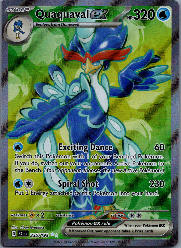 235 Quaquaval ex Paldea Evolved Ultra Rare Near Mint