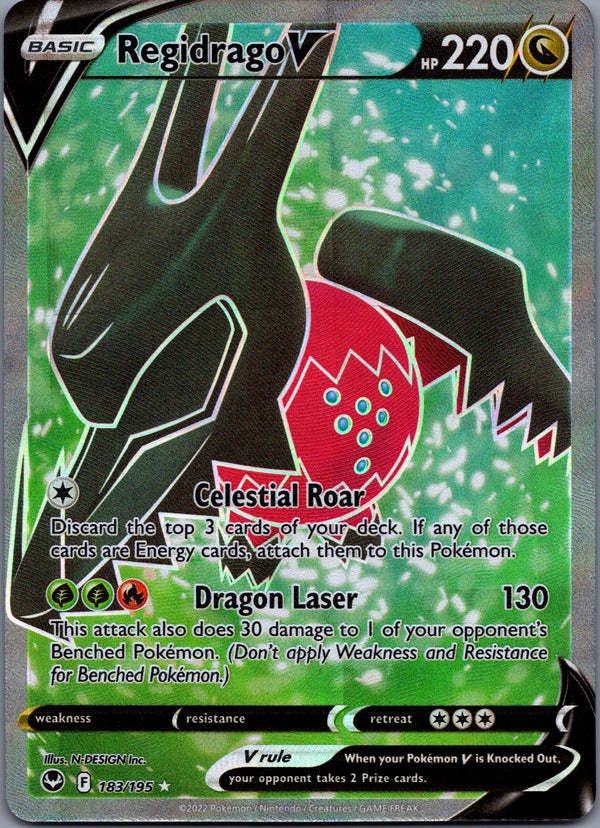 183 Regidrago V Silver Tempest Rare Ultra NM