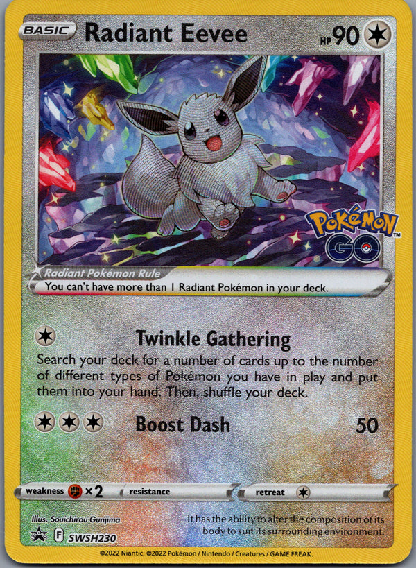 SWSH230 Radiant Eevee SWSH Black Star Promos Promo Near Mint