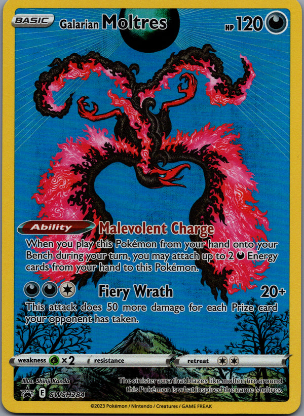 SWSH284 Galarian Moltres SWSH Black Star Promos Promo NM