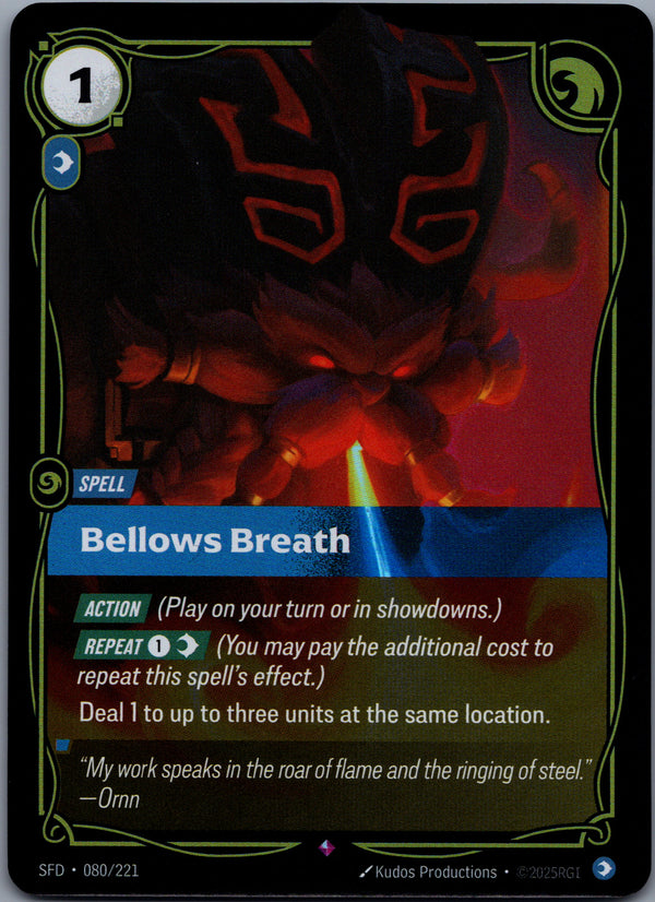 080 Bellows Breath [Foil] Spiritforged Rare Near Mint