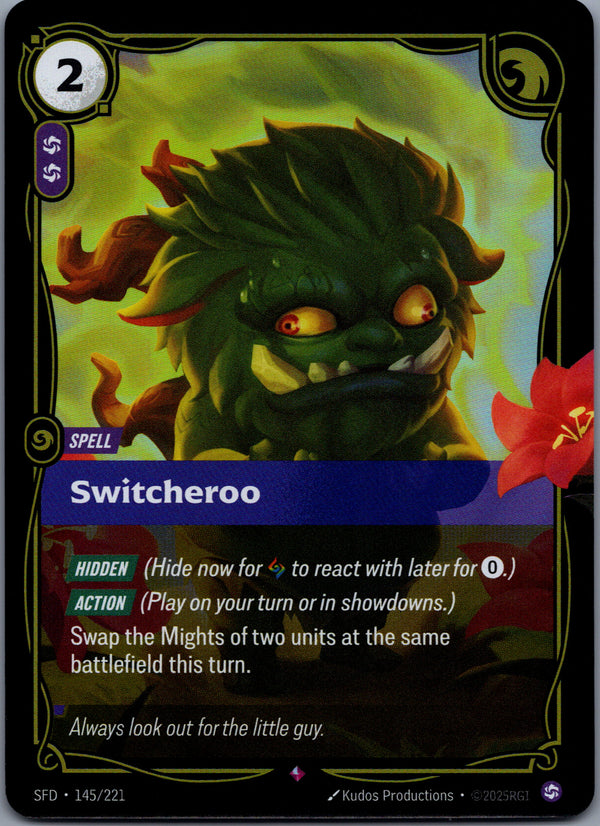 145 Switcheroo [Foil] Spiritforged Rare Near Mint
