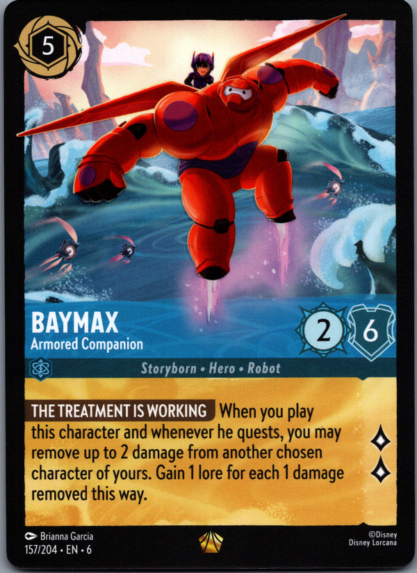 157 Baymax - Armored Companion Azurite Sea Legendary Near Mint