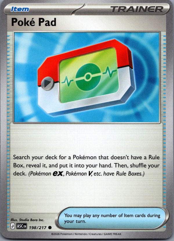 198 Poke Pad Ascended Heroes Common Near Mint