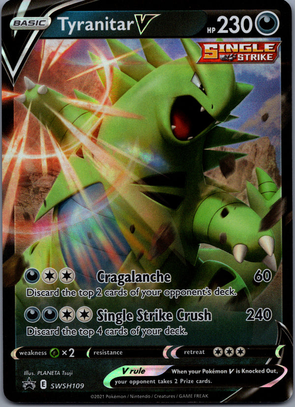 SWSH109 Tyranitar V SWSH Black Star Promos Promo NM