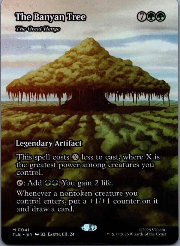 041 The Banyan Tree - The Great Henge Avatar The Last Airbender Eternal Mythic Borderless Near Mint