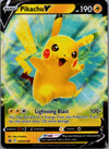 SWSH198 Pikachu V SWSH Black Star Promos Promo Near Mint