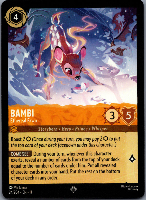 024 Bambi - Ethereal Fawn Winterspell Super Rare Near Mint