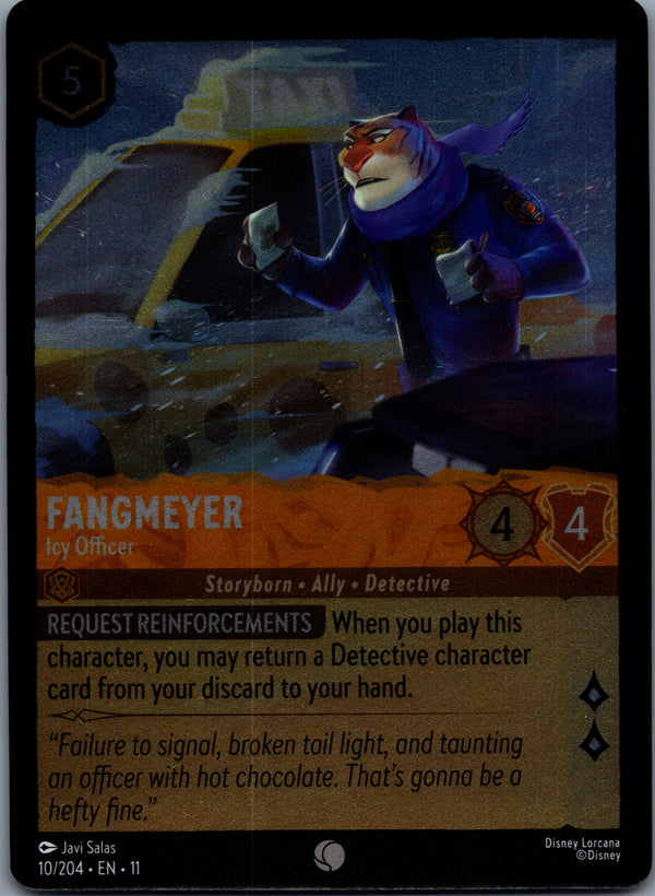 010 Fangmeyer - Icy Officer [Foil] Winterspell Common Near Mint