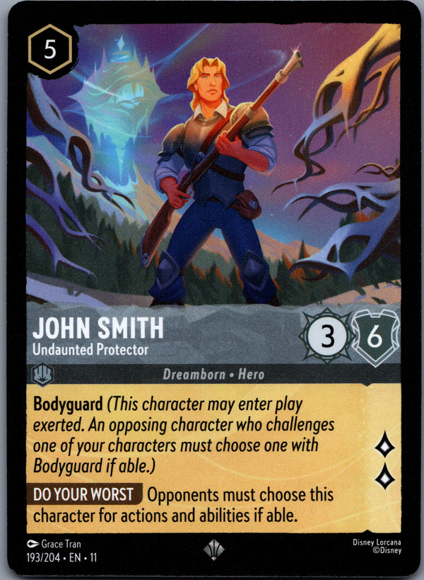 193 John Smith - Undaunted Protector Winterspell Super Rare Near Mint