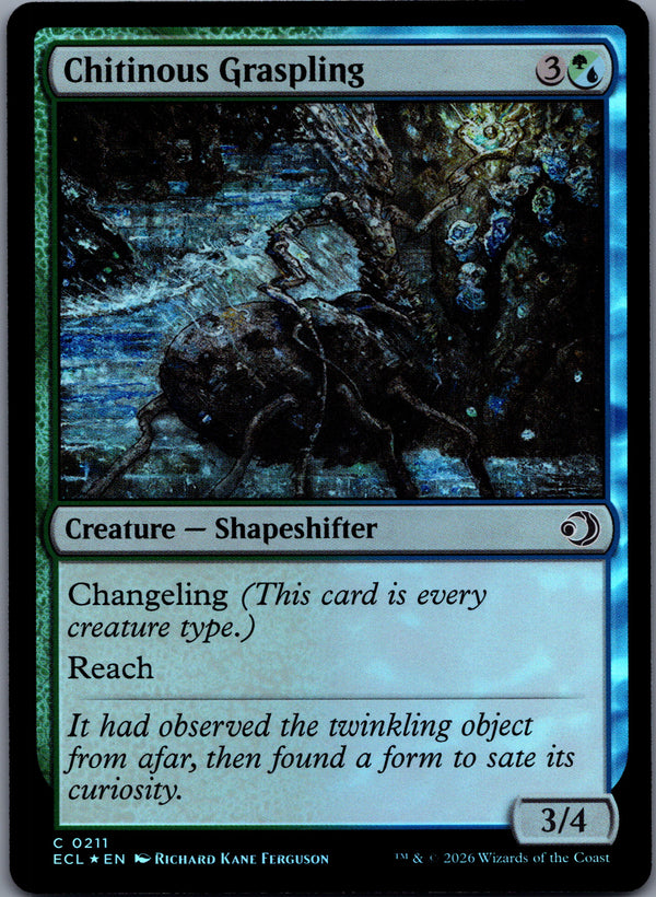 211 Chitinous Graspling [Foil] Lorwyn Eclipsed Common Foil Near Mint