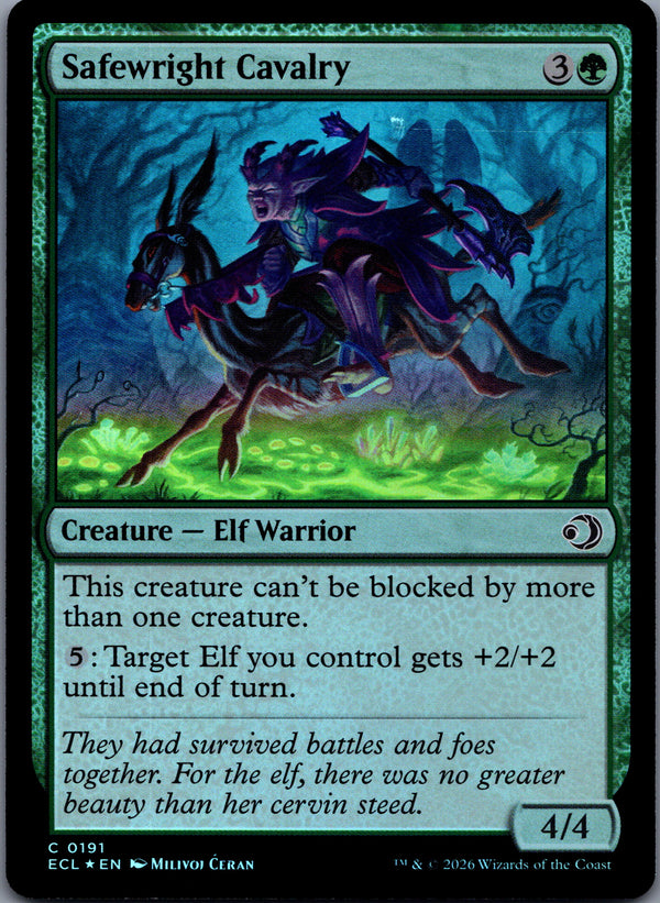 191 Safewright Cavalry [Foil] Lorwyn Eclipsed Common Foil Near Mint