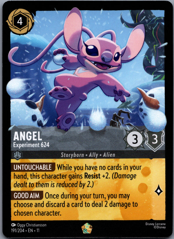 191 Angel - Experiment 624 Winterspell Legendary NM