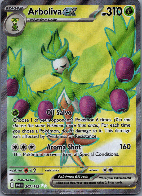 207 Arboliva ex Destined Rivals Ultra Rare Near Mint