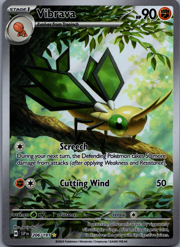 206 Vibrava Surging Sparks Illustration Rare Near Mint