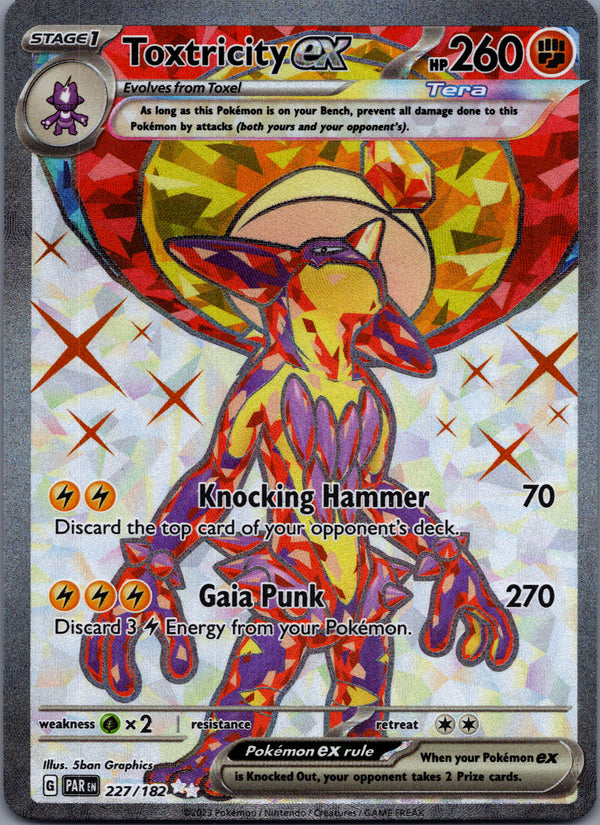 227 Toxtricity ex Paradox Rift Ultra Rare Near Mint