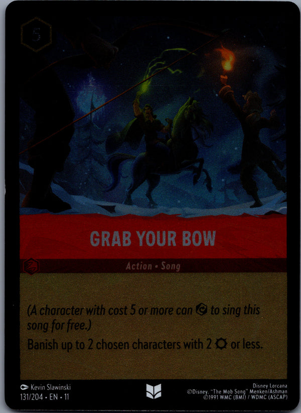 131 Grab Your Bow [Foil] Winterspell Uncommon NM