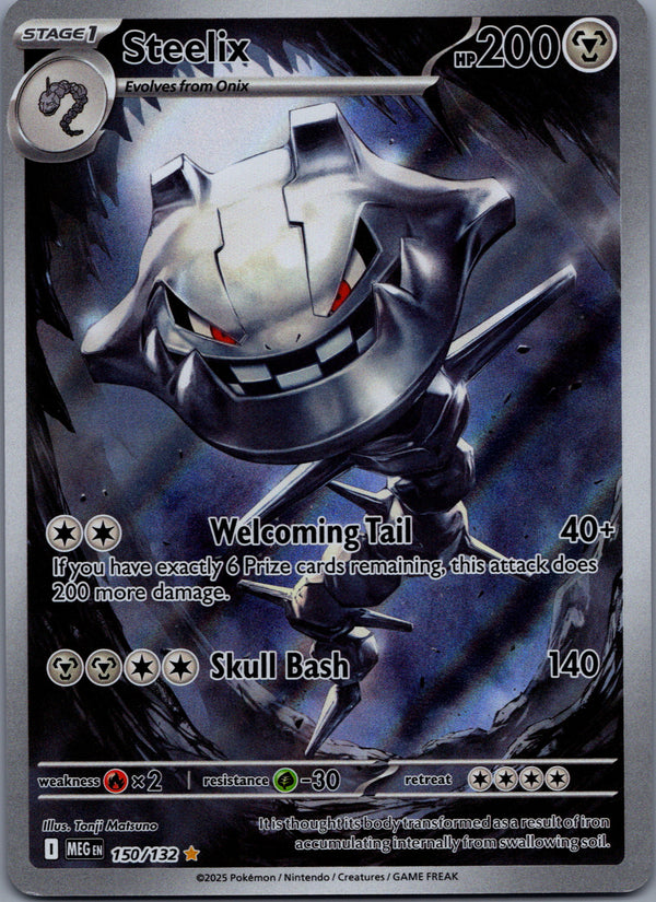 150 Steelix Mega Evolution Illustration Rare NM