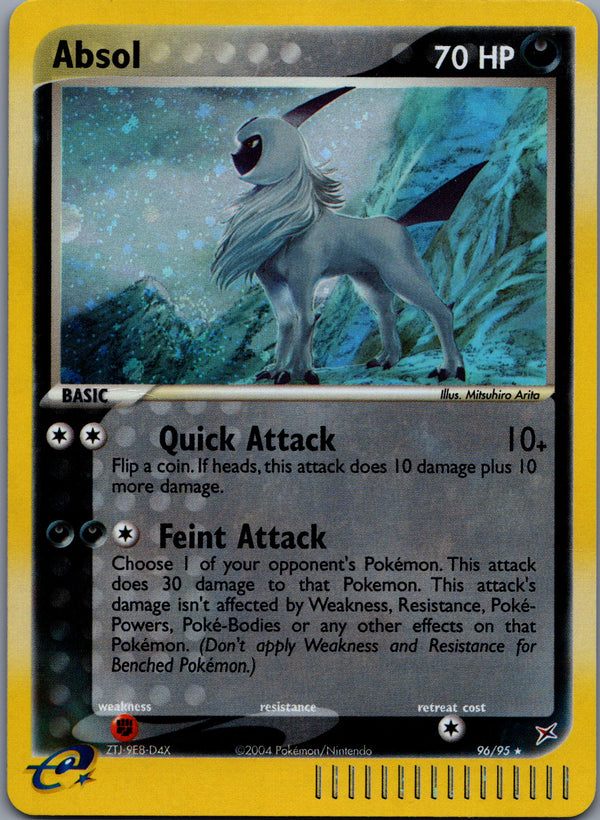 096 Absol Team Magma vs Team Aqua Rare Secret Moderately Played