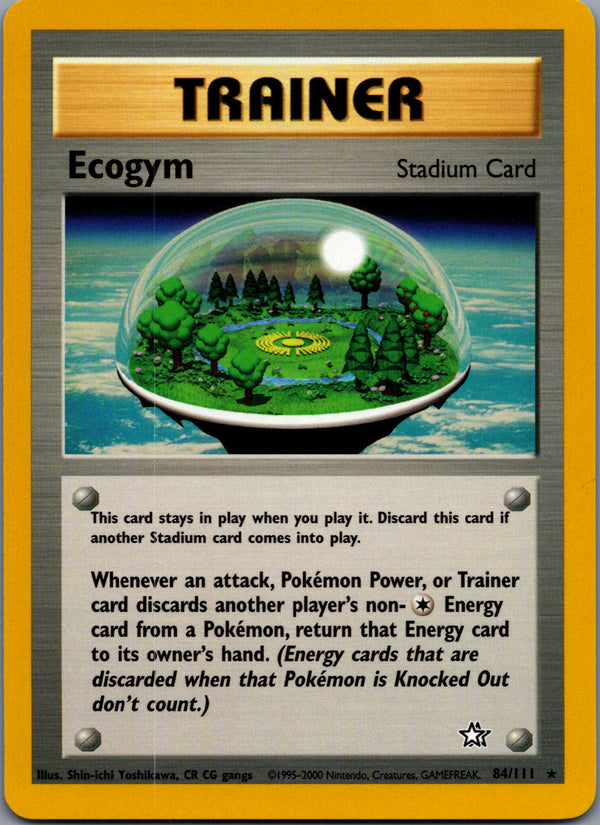 084 Ecogym Neo Genesis Rare Lightly Played