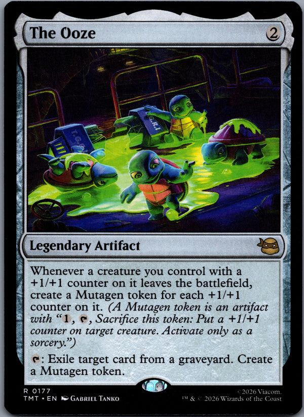 177 The Ooze Teenage Mutant Ninja Turtles Rare Normal NM