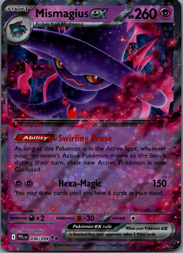 036 Mismagius ex Phantasmal Flames Double Rare Near Mint