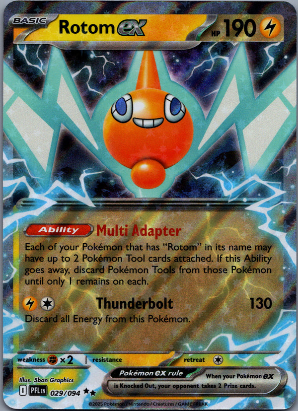 029 Rotom ex Phantasmal Flames Double Rare Near Mint