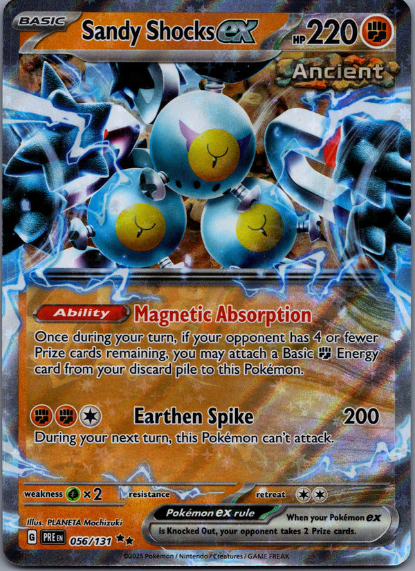 056 Sandy Shocks ex Prismatic Evolutions Double Rare Near Mint