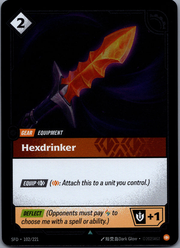 102 Hexdrinker [Foil] Spiritforged Uncommon NM