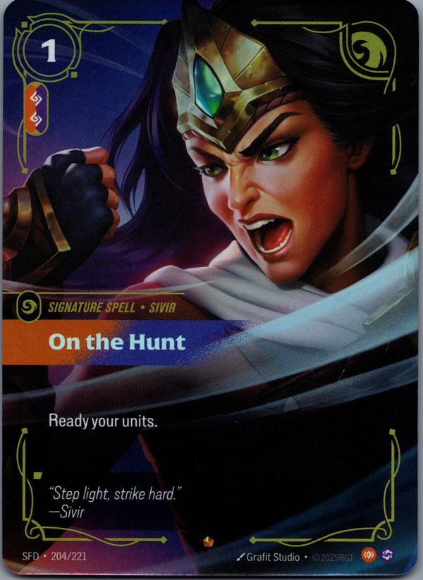 204 On the Hunt Spiritforged Epic NM