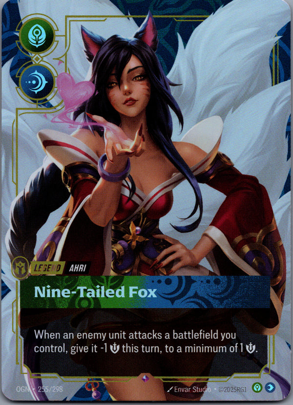 255 Ahri - Nine-Tailed Fox [Foil] Origins Rare Near Mint