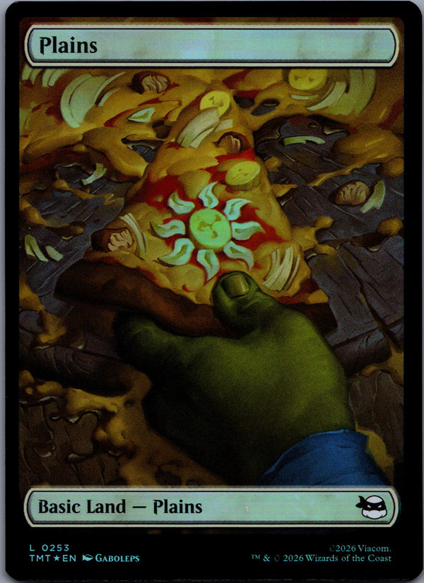 253 Plains [Foil] Teenage Mutant Ninja Turtles Common Borderless Foil NM