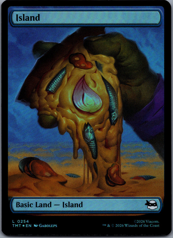254 Island [Foil] Teenage Mutant Ninja Turtles Common Borderless Foil NM