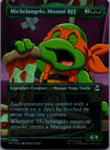 198 Michelangelo, Mutant BFF [Foil] Teenage Mutant Ninja Turtles Uncommon Borderless Foil Near Mint