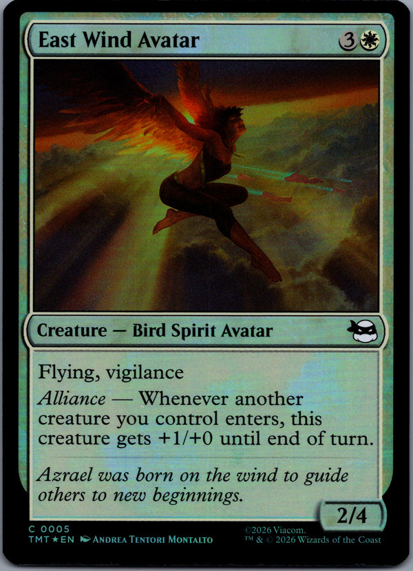 005 East Wind Avatar [Foil] Teenage Mutant Ninja Turtles Common Foil Near Mint
