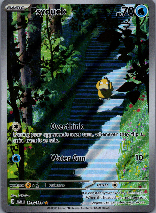 175 Psyduck Scarlet & Violet 151 Illustration Rare Near Mint