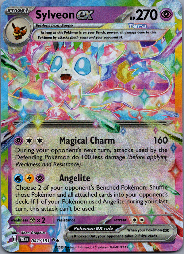041 Sylveon ex Prismatic Evolutions Double Rare Near Mint