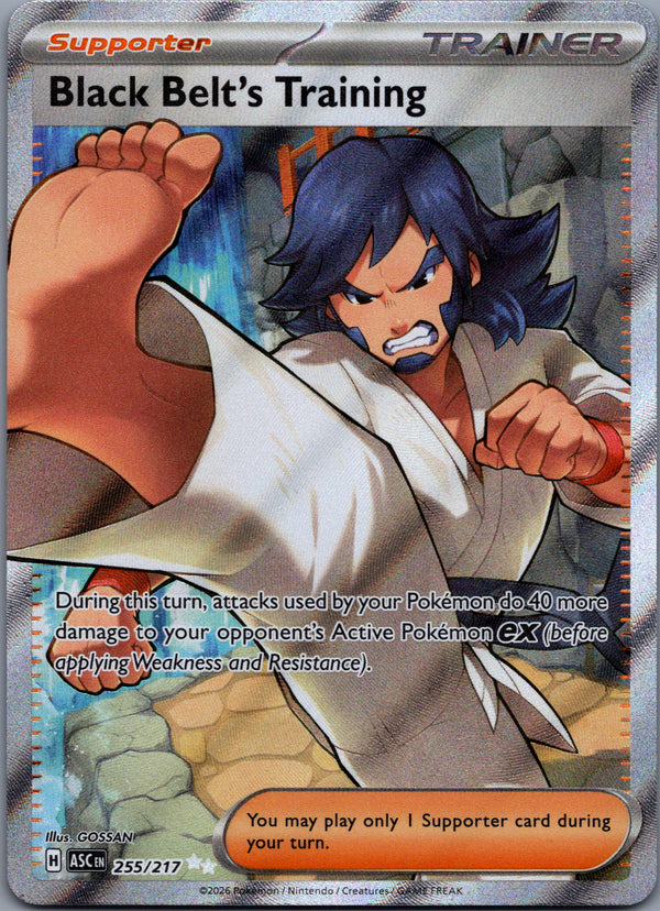 255 Black Belt's Training Ascended Heroes Ultra Rare NM