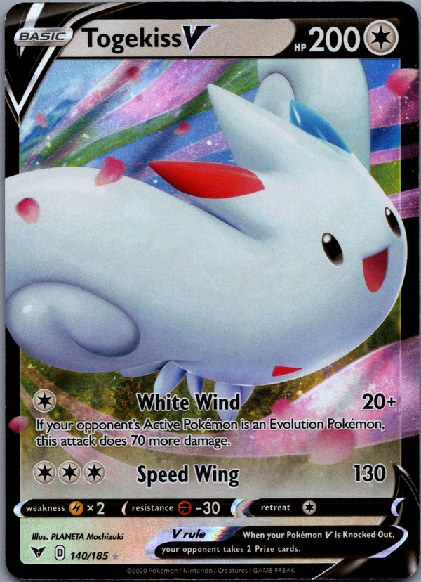 140 Togekiss V Vivid Voltage Holo Rare V NM