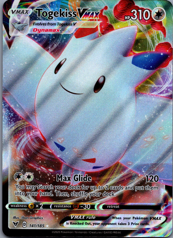 141 Togekiss VMAX Vivid Voltage Holo Rare VMAX NM