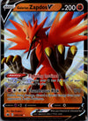 080 Galarian Zapdos V Chilling Reign Holo Rare V Near Mint