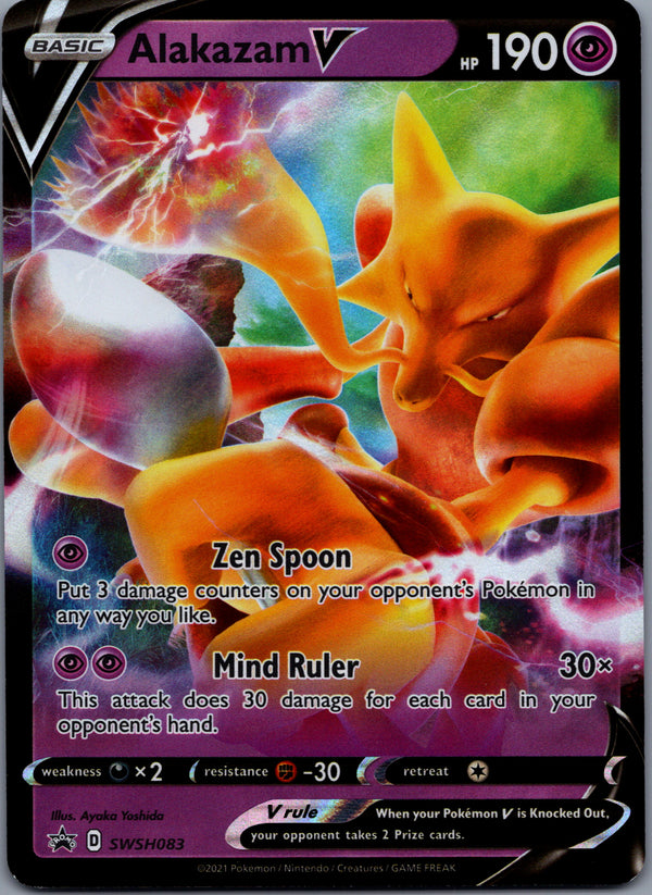 SWSH083 Alakazam V SWSH Black Star Promos Promo NM