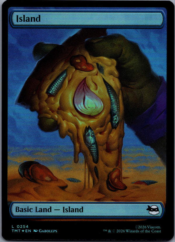 254 Island [Foil] Teenage Mutant Ninja Turtles Common Borderless Foil NM