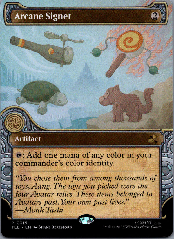 315 Arcane Signet Avatar The Last Airbender Eternal Rare Showcase Near Mint