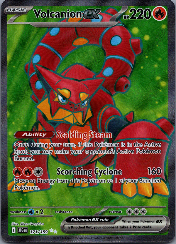 171 Volcanion ex Journey Together Ultra Rare NM