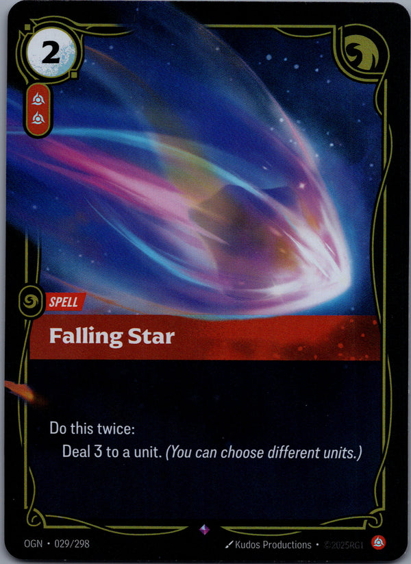 029 Falling Star [Foil] Origins Rare Near Mint
