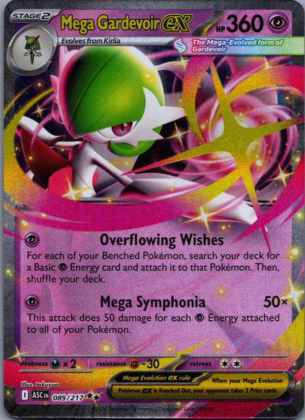 089 Mega Gardevoir ex Ascended Heroes Double Rare Near Mint