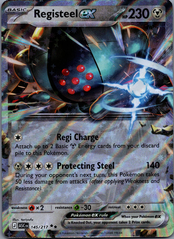 145 Registeel ex Ascended Heroes Double Rare NM