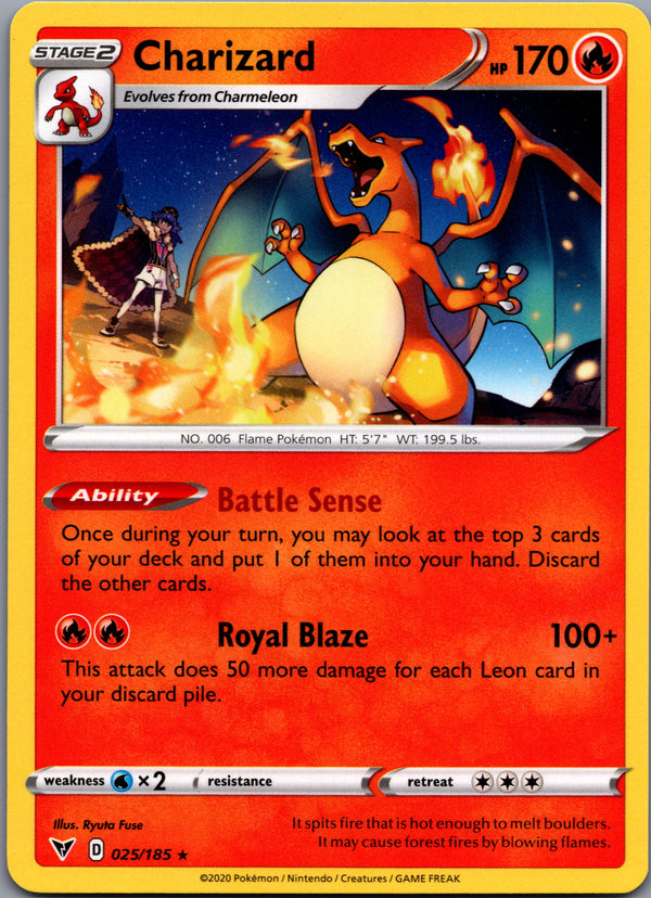 025 Charizard Vivid Voltage Rare NM