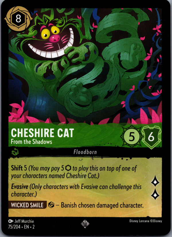 075 Cheshire Cat - From the Shadows Rise of the Floodborn Super Rare NM